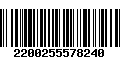 Código de Barras 2200255578240