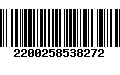 Código de Barras 2200258538272