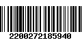 Código de Barras 2200272185940