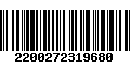 Código de Barras 2200272319680