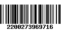 Código de Barras 2200273969716