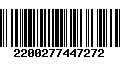 Código de Barras 2200277447272