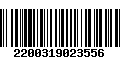 Código de Barras 2200319023556