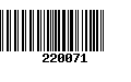 Código de Barras 220071