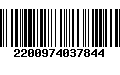 Código de Barras 2200974037844