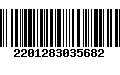 Código de Barras 2201283035682