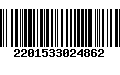 Código de Barras 2201533024862