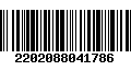 Código de Barras 2202088041786