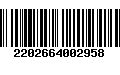 Código de Barras 2202664002958