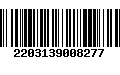 Código de Barras 2203139008277