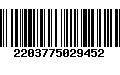 Código de Barras 2203775029452