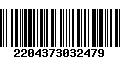 Código de Barras 2204373032479