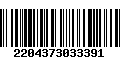 Código de Barras 2204373033391