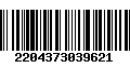 Código de Barras 2204373039621