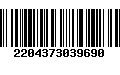 Código de Barras 2204373039690