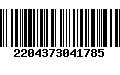 Código de Barras 2204373041785