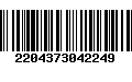 Código de Barras 2204373042249