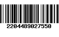 Código de Barras 2204489027550