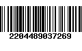 Código de Barras 2204489037269