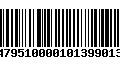 Código de Barras 220479510000101399013991