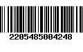 Código de Barras 2205485004248