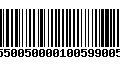 Código de Barras 220550050000100599005992