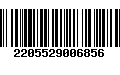 Código de Barras 2205529006856