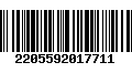 Código de Barras 2205592017711