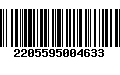 Código de Barras 2205595004633