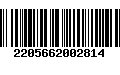 Código de Barras 2205662002814