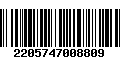 Código de Barras 2205747008809