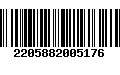 Código de Barras 2205882005176