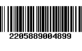 Código de Barras 2205889004899