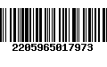 Código de Barras 2205965017973