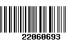 Código de Barras 22060693