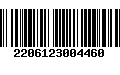 Código de Barras 2206123004460