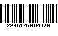 Código de Barras 2206147004170