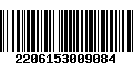 Código de Barras 2206153009084