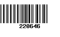 Código de Barras 220646