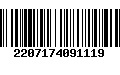 Código de Barras 2207174091119