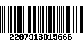 Código de Barras 2207913015666