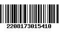 Código de Barras 2208173015410