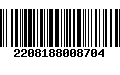 Código de Barras 2208188008704