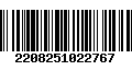 Código de Barras 2208251022767