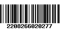 Código de Barras 2208266020277