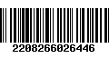 Código de Barras 2208266026446