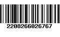 Código de Barras 2208266026767