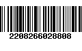 Código de Barras 2208266028808