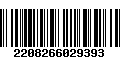 Código de Barras 2208266029393