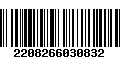 Código de Barras 2208266030832